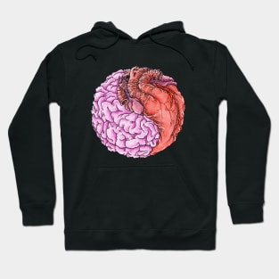 Heart & Brains - duality Hoodie